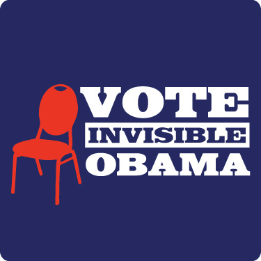 Vote Invisible Obama T-Shirt (RNC)