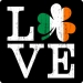 Ireland Flag Love Shamrock Tee