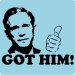 George Bush Got Him T-Shirt (Black Print)
