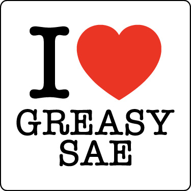 I Love Greasy Sae T-Shirt