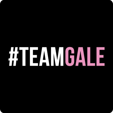 #TeamGale Tee (Wht,Pink)