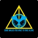 THG - Deathly Hallows - Walks Tee (Sky,NeonYlw)