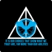THG - Deathly Hallows - Choices Tee (Sky,Wht)
