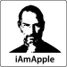 Steve Jobs Apple Resigns T-Shirt (iAmApple, Light)