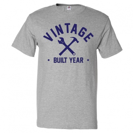 Custom Birthday Built Year Tools T Shirt Personalized Tee