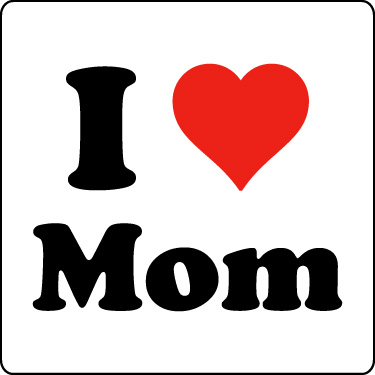 I Heart Mom T-Shirt - I Love Mom Tee