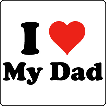 I Heart My Dad Tee - I Love My Dad T-Shirt